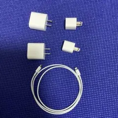 Apple 充電器4個　ケーブル