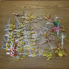 水引飾りセット まとめ売り　51個　ハンドメイド　水引きアート