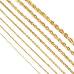 699★ゴールドチェーン サージカルステンレス