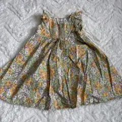 CARAMEL花柄ノースリーブワンピース 3Y vintage flower - メルカリ