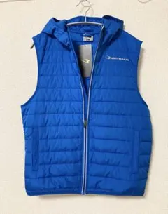 【BODYMAKER】ダウンベスト【新品未使用・タグ付】BLUE【Ｌ】