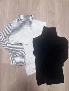 【値下げしました】タートルネック インナー 3点セット