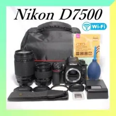 ✨Nikon D7500✨Wレンズ✨ショット数6,645✨超望遠付✨一眼レフ - メルカリ