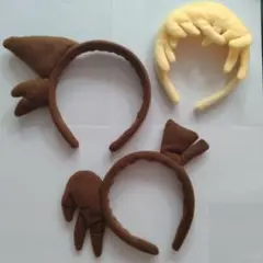 ハンドメイド　カチューシャ 3点セット　コナン