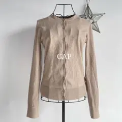 GAP ギャップ ベージュ 長袖カーディガン Sサイズ シンプル カジュアル