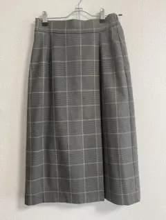 【匿名配送】ユニクロ チェックナロースカート S