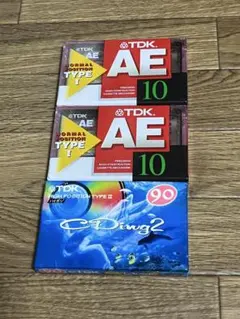 TDKのハイポジションタイプIIカセットテープ90分 CDING