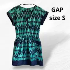 レディース　GAP ブラウス　ミニワンピース　sサイズ　柄物　ポケットありのサムネイル