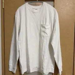 美品★GU 長袖　シャツ　白　M