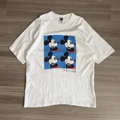 90s Andy Warhol Disney ディズニー Tシャツ　ミッキー