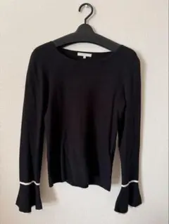【プロポーションボディドレッシング】美品✨ニット フレアスリーブ ブラック 3