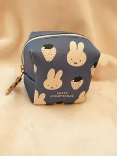 スクエア ミッフィー ミニキューブポーチ MIFFY STRAWBERRY