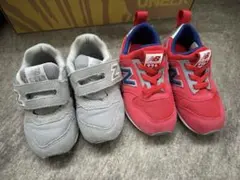 New Balance 996 赤 、GRAYキッズシューズセット