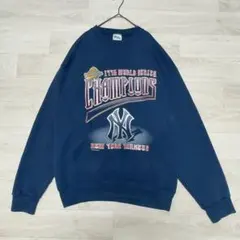 90’s USA製　スウェット　トレーナー　NYヤンキース　PLO PLAYER