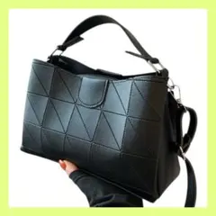 ショルダーバッグ　ハンドバッグ　ブラック黒　2way シンプル　入学式　卒業式