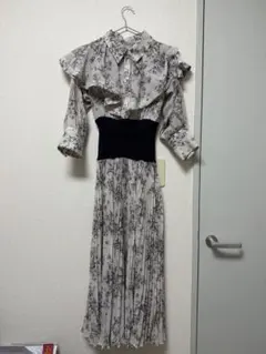 SNIDEL 花柄フリルマキシドレス ロングワンピース スナイデル