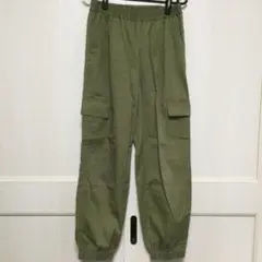 ジーユー gu カーゴジョガーパンツ カーキ Mサイズ ミリタリー ワークパンツ