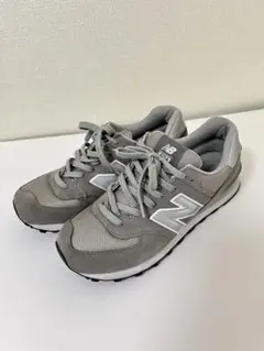 【良品】New Balance 574 グレー スニーカー　28.0