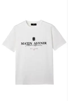 MATIN AVENIR ロゴプリント Tシャツ ホワイトのサムネイル