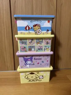お菓子　コンテナ　収納ボックス 4個セット