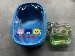 mojojojo モジョジョジョ カラビナ付き ミニクリアポーチ、キーホルダー