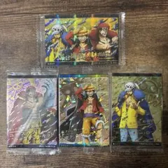 ワンピース　ウエハースカード　ルフィ　ロー　キッド