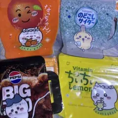 ちいかわ サントリー オリジナルジップバッグ 4種セット