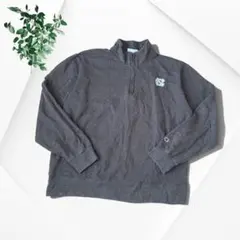 チャンピオン カレッジロゴ ハーフジップ スウェット XL ノースカロライナ
