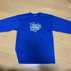 バスケットボール 長袖Tシャツ 青