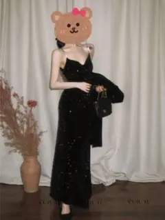 ロングドレスレディースファッションドレスワンピースおしゃれデート細見えセクシー