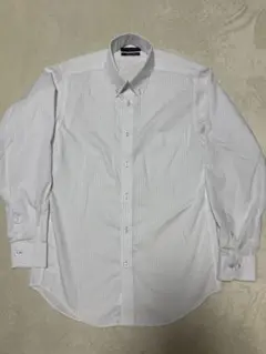 美品　Mr.JUNKO 長袖シャツ ストライプ ワイシャツ