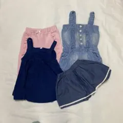 キッズ　子供服　ズボンおまとめ4点セット　女の子　90サイズ