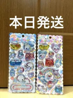 正規品　ウォーターインシール　かおりつき あわわちゃん　キラうさツインズ