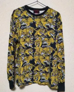 EVISU トラ柄 長袖カットソー 44のサムネイル