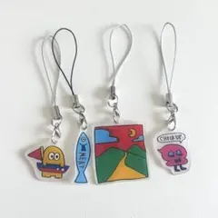 プラ板 オリジナル ハンドメイド 4点セット