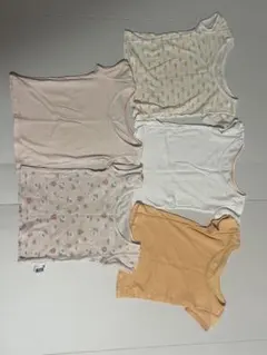 ユニクロ メッシュシャツ肌着80 5枚セット