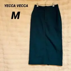 YECCA VECCA タイトスカート ロング ナローM ダークブルー スリットのサムネイル