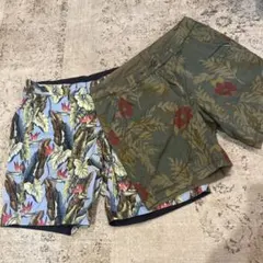 コストコ　メンズ　キッズ　ボタニカル柄　ショートパンツ　2枚　M とS GAPのサムネイル