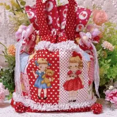 ஐ⋆*♡・マーガレット&ソフィー❤️巾着トートバッグ*ೄ‧͙‧͙·*♪