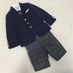 waltz スーツ　4点セット　110サイズ　銀ボタン　紺ブレ　フォーマル