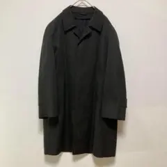 極美品 カシミヤ100% ステンカラーコート ロング イタリア製 比翼 L