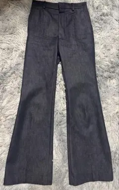 限定 ロロピアーナCASHDENIM フレアパンツ 36のサムネイル