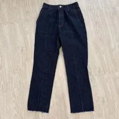 ローリーズファーム ダークブルーストレートデニム Sサイズ