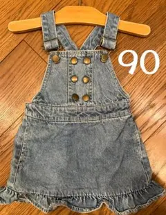 子供用オーバーオールスカート ジャンパースカート ラッドチャップ 女の子 90のサムネイル
