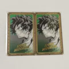 僕のヒーローアカデミア 原画展 クリアカード 緑谷出久