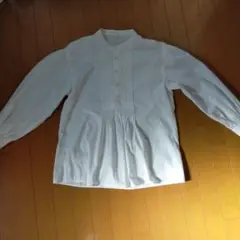 ホワイトピンタック長袖シャツのサムネイル