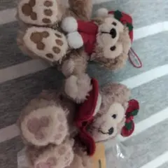 DuffyとShellymay サンタ帽子付きストラップ、ズートピア（未開封）