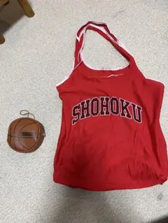 スラムダンク　エコバッグ　バスケ　SHOHOKU メッシュ　ポーチ付