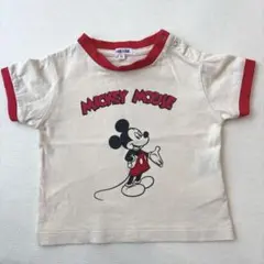 B:MING by BEAMS ミッキーマウス Tシャツ 赤 80cmのサムネイル