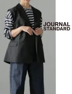 最終値下げ★JOURNAL STANDARD★クリアTWテーラードショートベスト